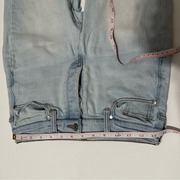 CP Jeans Light Blue High Waisted Straight Women's Jeans Sz 3/26 Button Fly - Picture 9 of 11